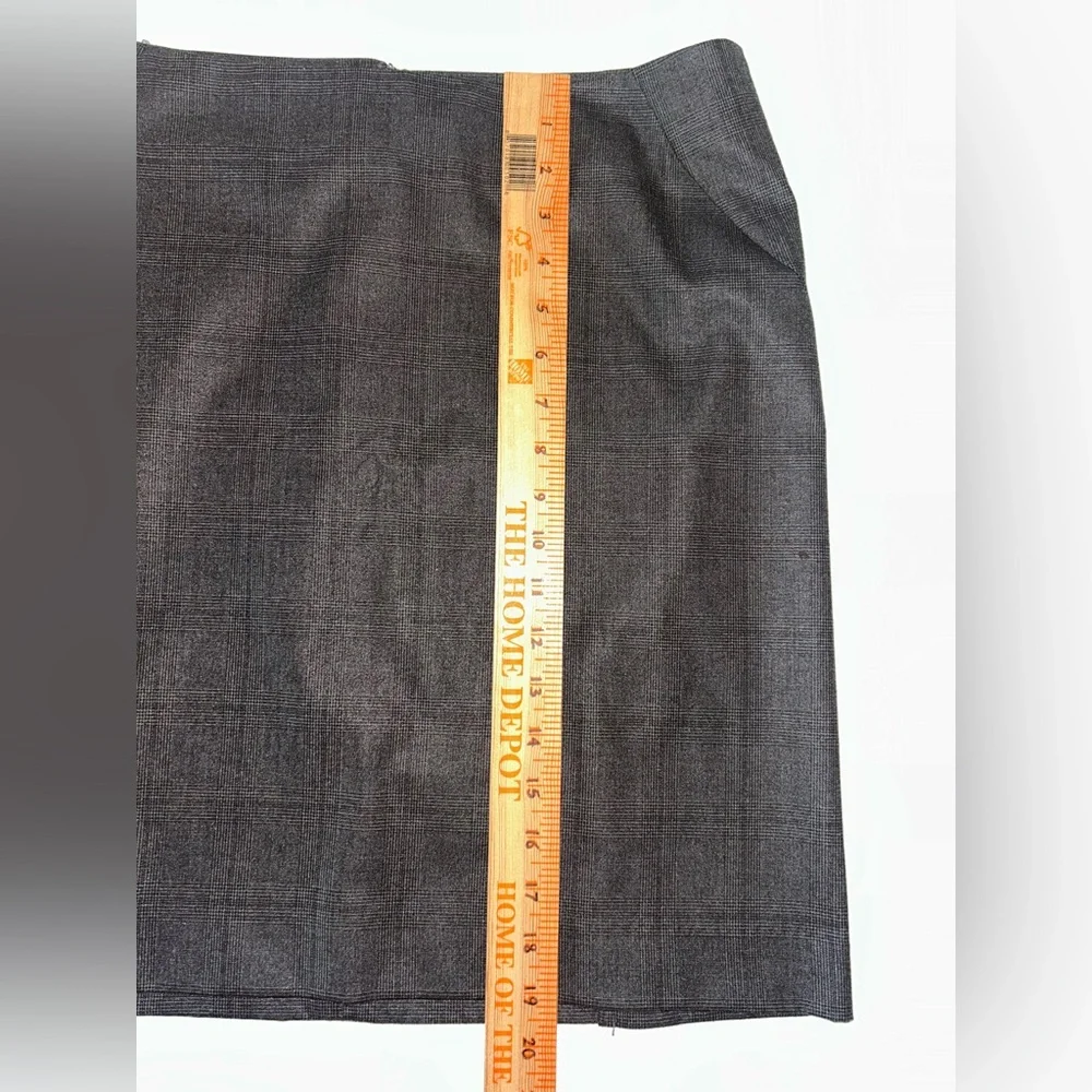 Banana Republic women’s grey plaid Pencil Skirt size‎ 8 - Picture 4 of 7